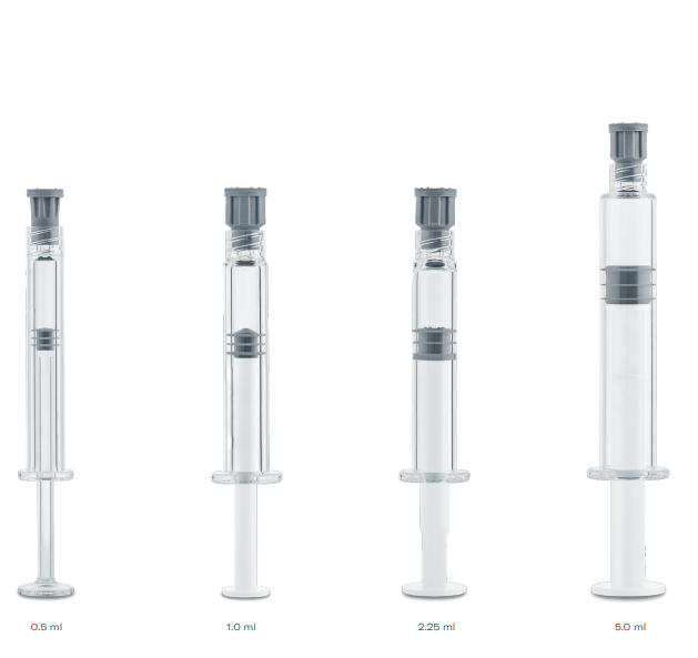 ClearJect® Luer lock syringes